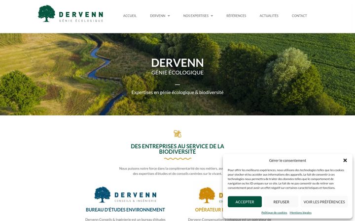 Screenshot of dervenn.com