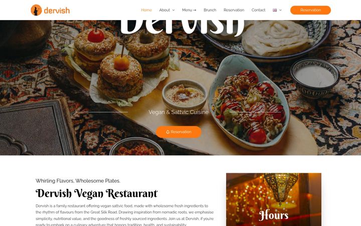 Screenshot of dervish.eu