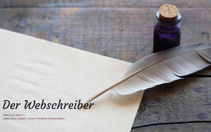 Screenshot of derwebschreiber.de