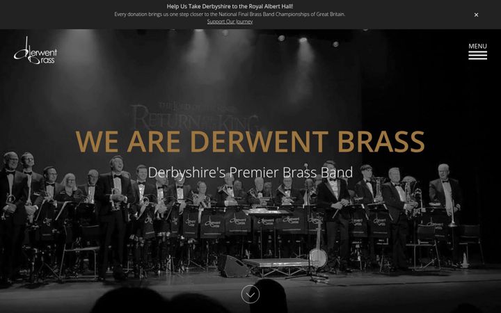 Screenshot of derwentbrass.co.uk