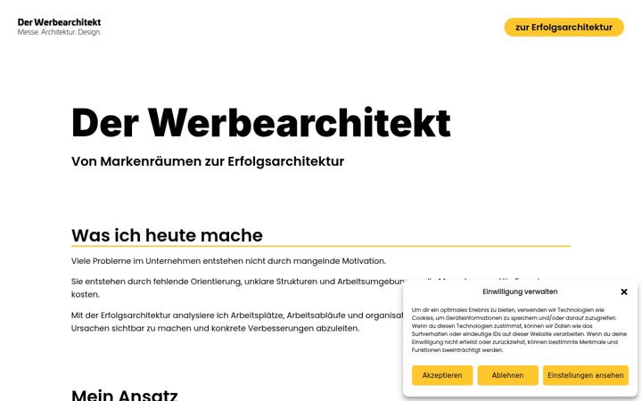 Screenshot of derwerbearchitekt.com