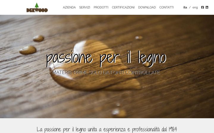 Screenshot van derwood.it