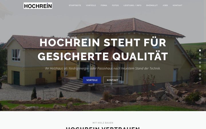 Screenshot von derzimmermann.de