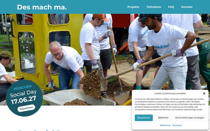 Screenshot of des-mach-ma.de
