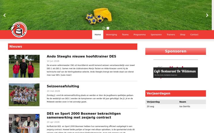 Screenshot von des-vierlingsbeek.nl