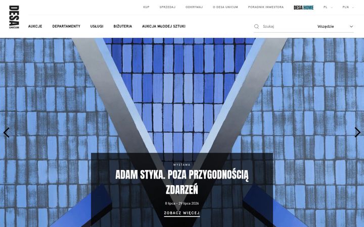 Screenshot of desa.pl
