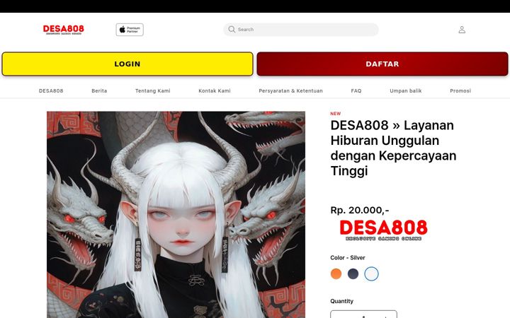 Screenshot of desa808.org