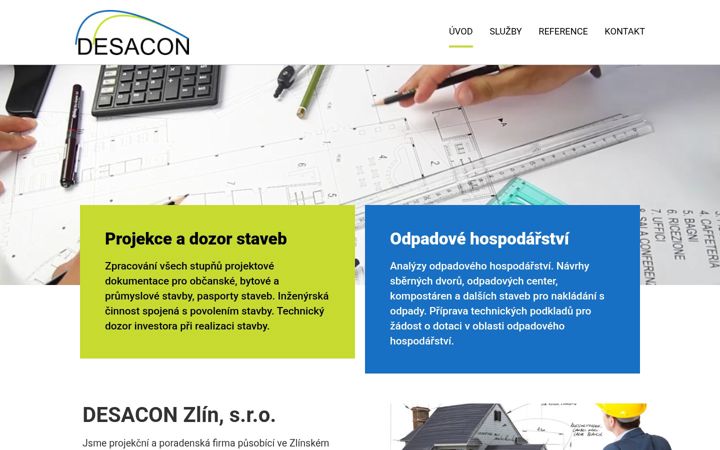 Captura de pantalla de desacon.cz