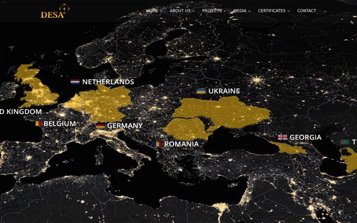Ekrano kopija desacons.eu