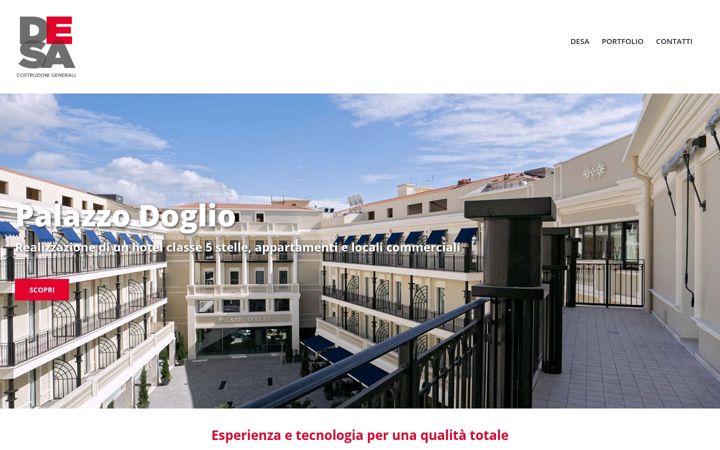 Screenshot of desacostruzioni.it