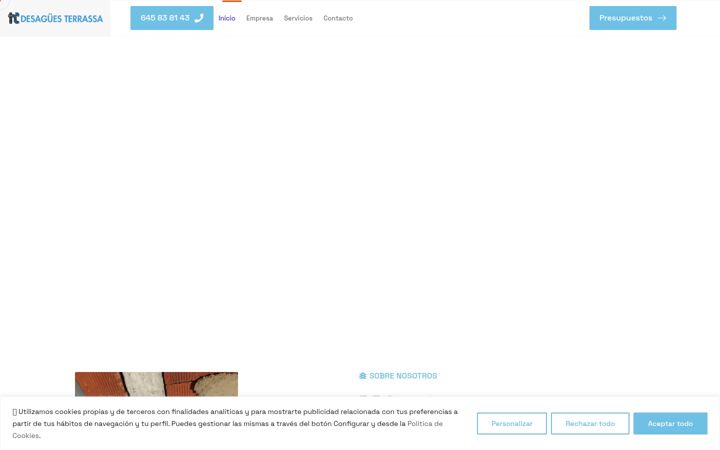 Screenshot of desaguesterrassa.com
