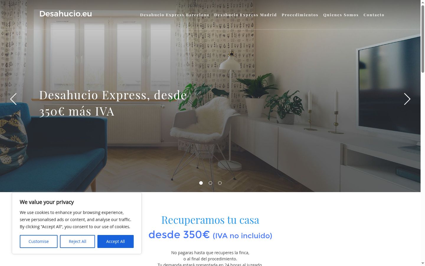 Captură de ecran a bannerului de consimțământ afișat înainte de orice interacțiune