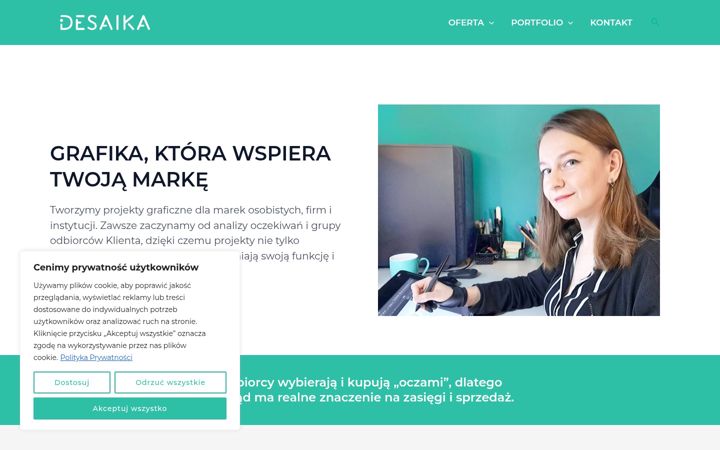 Ekrano kopija desaika.pl
