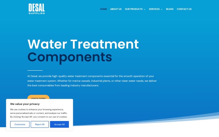 Screenshot of desal.co.uk