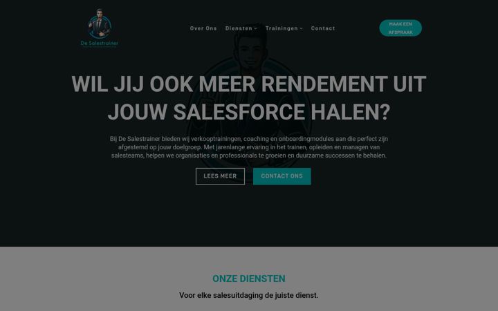 Screenshot von desalestrainer.nl