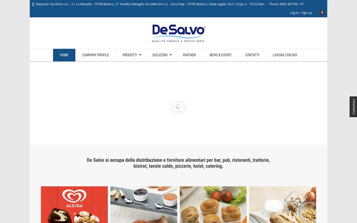 Screenshot van desalvosrl.it