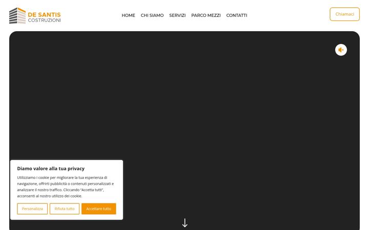 Screenshot of desantiscostruzioni.com