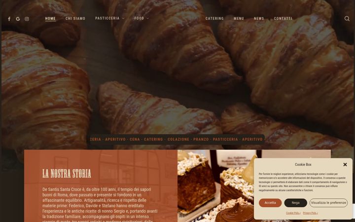 Screenshot of desantissantacroce.it