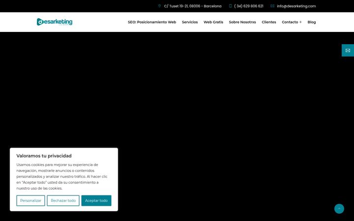 Screenshot of desarketing.com