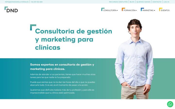 Skjermbilde av desarrollonegociodental.es