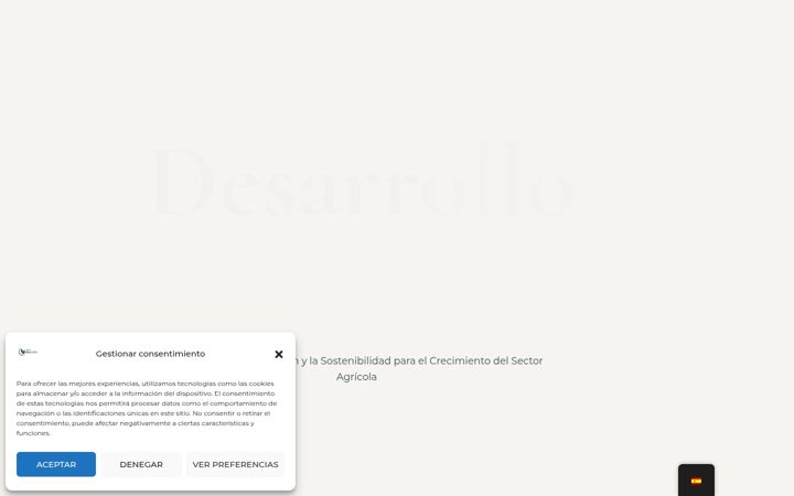 Screenshot stránky desarrollosagricolas.es