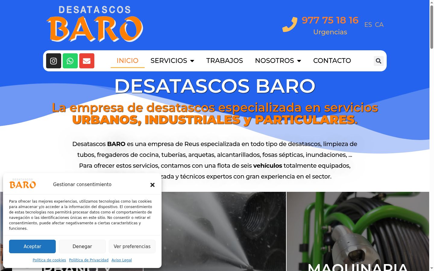 Screenshot tal-banner tal-kunsens muri qabel kwalunkwe interazzjoni