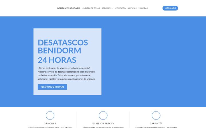 Screenshot of desatascosbenidorm.com