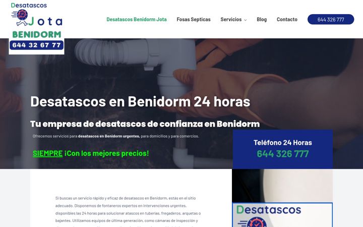 Screenshot of desatascosbenidormjota.com
