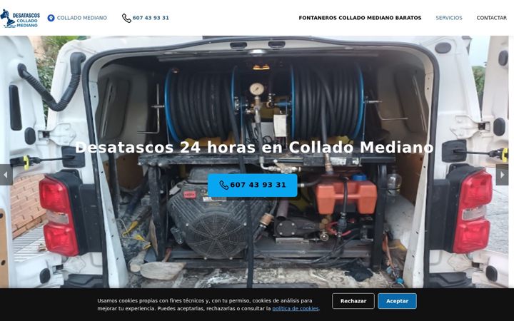 Skjermbilde av desatascosencolladomediano.es