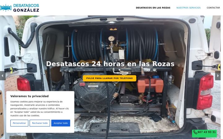 Screenshot of desatascosenlasrozas.com