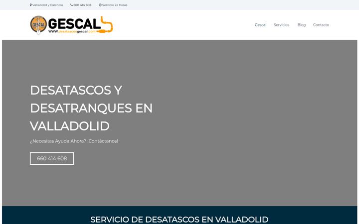 Screenshot of desatascosgescal.com