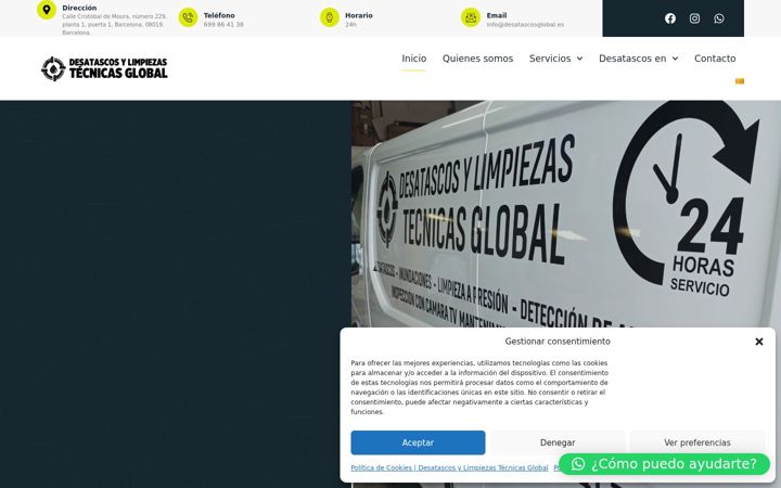 Skjermbilde av desatascosglobal.es