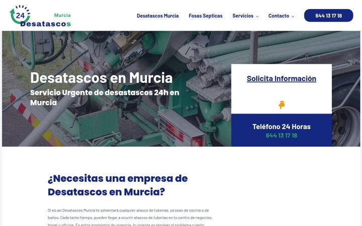Screenshot of desatascosmurcia.com