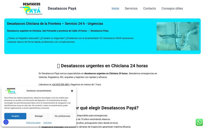 Screenshot of desatascospaya.com
