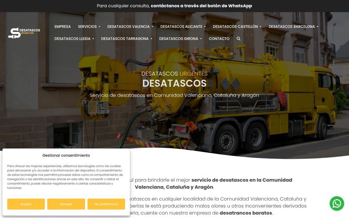 Screenshot of desatascosurgentes.org