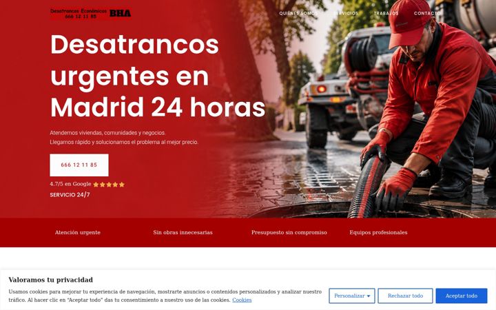 Screenshot of desatrancoseconomicosbha.com