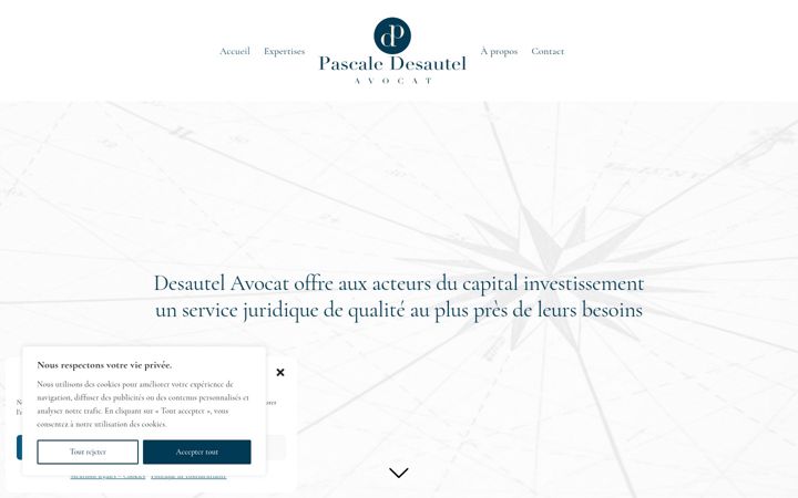 Screenshot of desautel-avocat.com