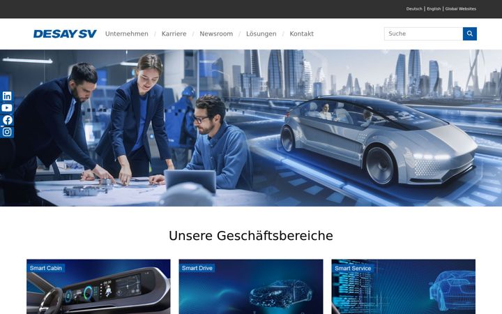 Screenshot of desaysv.eu