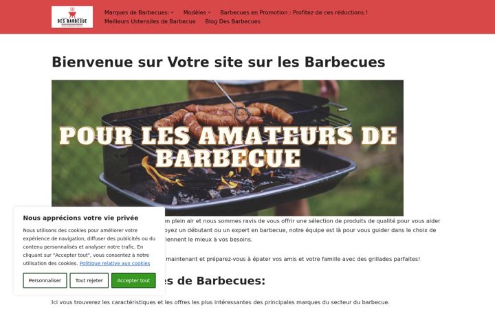 Screenshot of desbarbecues.com
