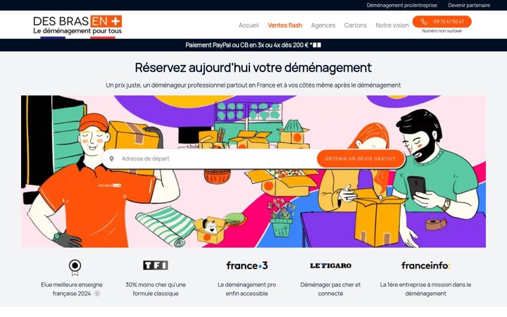 Screenshot of desbrasenplus.com