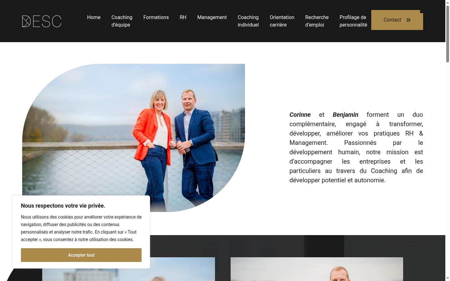 Screenshot tal-banner tal-kunsens muri qabel kwalunkwe interazzjoni