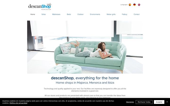 Screenshot του descanshop.eu