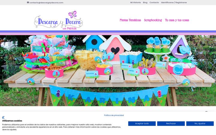 Screenshot of descargaydecora.com