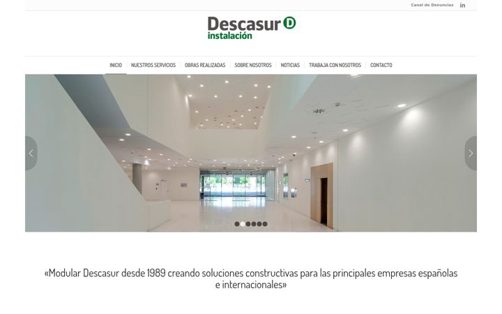 Screenshot of descasur.com