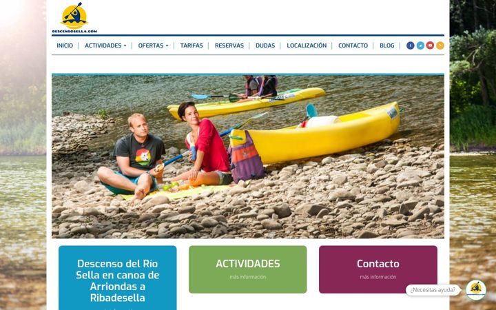 Screenshot of descensosella.com