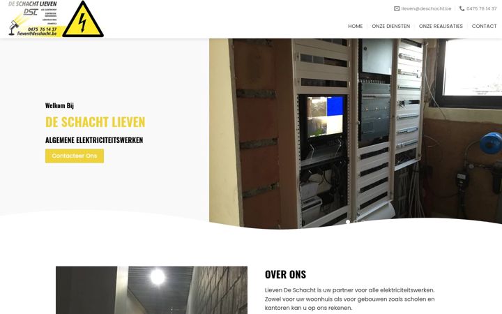 Screenshot of deschacht.be