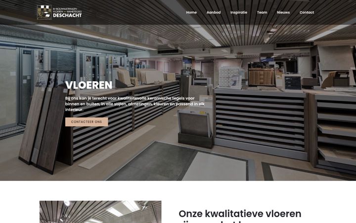 Screenshot of deschachtvloeren.be