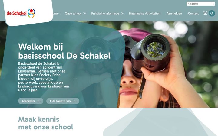 Screenshot von deschakeleindhoven.nl