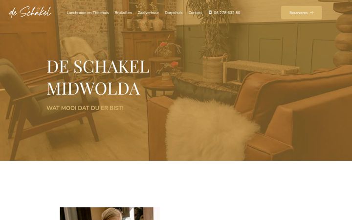 Screenshot von deschakelmidwolda.nl