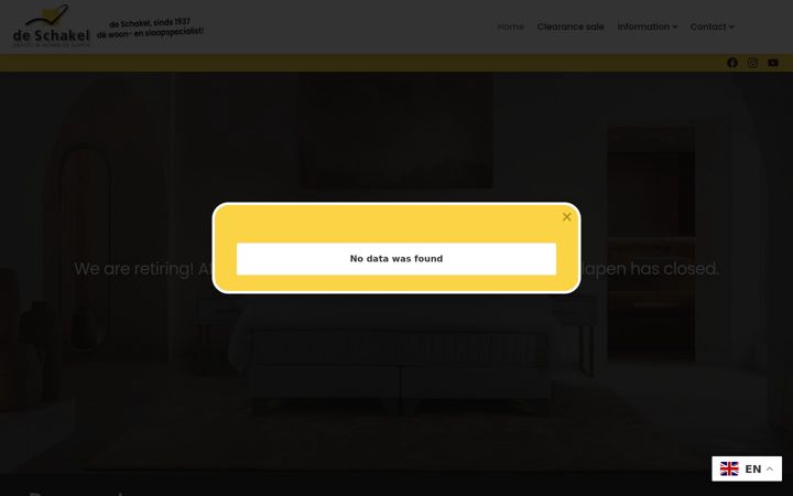 Screenshot von deschakelwonen.nl